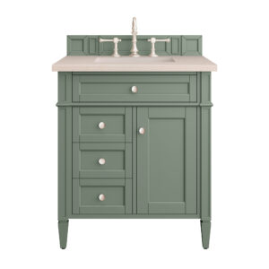 Brittany 30" Single Vanity, Smokey Celadon