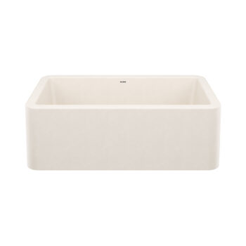 Blanco Ikon SILGRANIT 30" Single Bowl Apron-Front Farmhouse Sink - Soft White