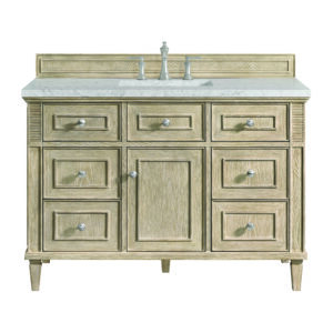 Lorelai 48" Single Vanity, Whitewashed Oak