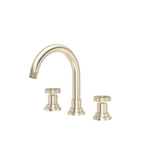 ROHL Campo™ Widespread Lavatory Faucet With C-Spout In Satin Nickel