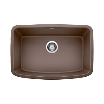 Blanco Valea SILGRANIT 27" Single Bowl Undermount Kitchen Sink - Café
