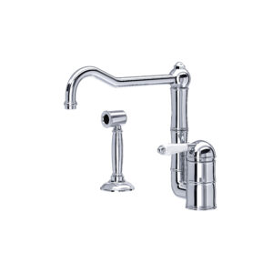ROHL Acqui® Kitchen Faucet With Side Spray In Polished Chrome