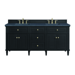 Lorelai 72" Double Vanity, Black Onyx