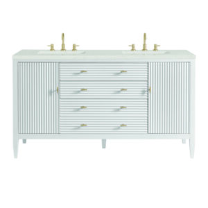 Myrrin 60" Double Vanity, Bright White