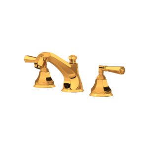 ROHL Palladian® Widespread Lavatory Faucet With Low Spout In Italian Brass