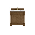 Brookfield 36" Single Vanity, Honey Oak