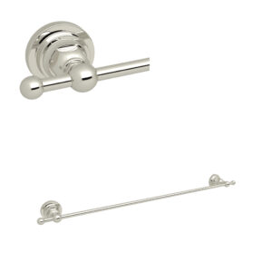 ROHL San Giovanni™ 24″ Towel Bar In Polished Nickel