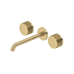 ROHL Amahle™ Wall Mount Lavatory Faucet Trim In Antique Gold