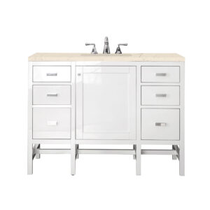 Addison 48" Single Vanity, Glossy White