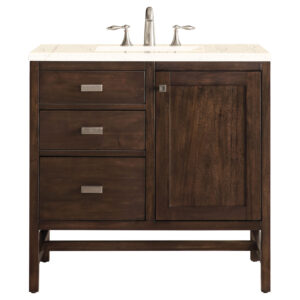 Addison 36" Single Vanity, Mid-Century Acacia