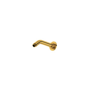 ROHL 7″ Wall Mount Shower Arm In Unlacquered Brass