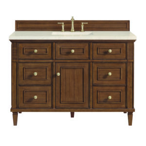 Lorelai 48" Single Vanity, Mid-Century Walnut