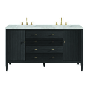 Myrrin 60" Double Vanity, Carbon Oak