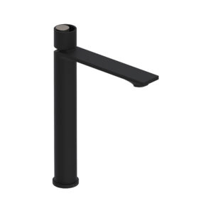 ROHL Eclissi™ Single Handle Tall Lavatory Faucet In Matte Black/Satin Nickel
