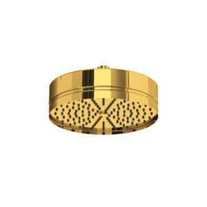 ROHL 8″ Rain Showerhead In Unlacquered Brass