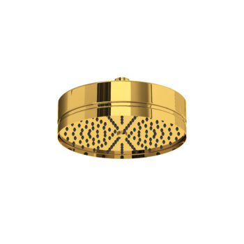 ROHL 8" Rain Showerhead In Unlacquered Brass