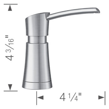 Blanco Artona Soap Dispenser - PVD Steel - Image 3