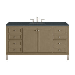 Chicago 60" Single Vanity, Walnut Whisper