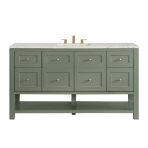 Breckenridge 60" Single Vanity, Smokey Celadon
