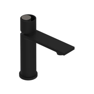ROHL Eclissi™ Single Handle Lavatory Faucet In Matte Black/Satin Nickel