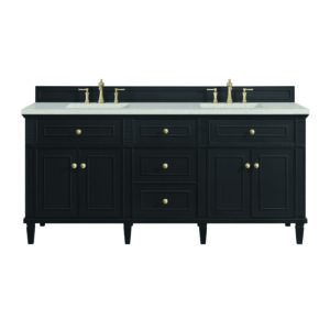Lorelai 72" Double Vanity, Black Onyx