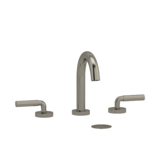 Riobel Riu™ Widespread Lavatory Faucet With C-Spout In Brushed Nickel