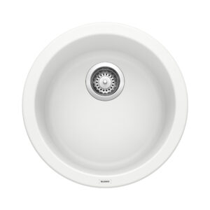 Blanco Rondo SILGRANIT 18″ Dual Mount Bar Sink – White
