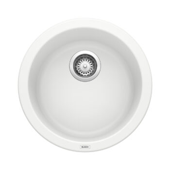 Blanco Rondo SILGRANIT 18" Dual Mount Bar Sink - White