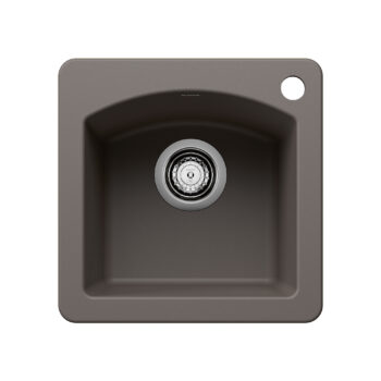Blanco Diamond SILGRANIT 15" Dual Mount Bar Sink - Volcano Gray