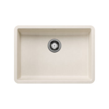 Blanco Precis SILGRANIT 25" ADA Single Bowl Undermount Kitchen Sink - Soft White