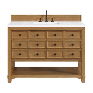 Malibu 48″ Single Vanity, Amber Birch
