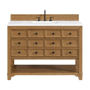 Malibu 48″ Single Vanity, Amber Birch