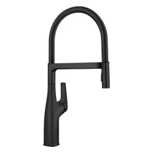 Blanco Rivana Semi-Pro Pull-Down Dual-Spray Kitchen Faucet 1.5 GPM – Matte Black