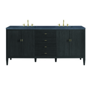 Myrrin 72" Double Vanity, Carbon Oak