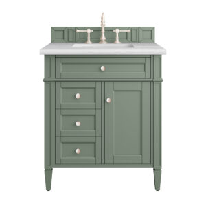 Brittany 30" Single Vanity, Smokey Celadon