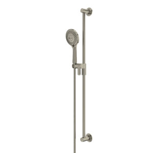Riobel Handshower Set With 36″ Slide Bar and 5-Function Handshower In Brushed Nickel