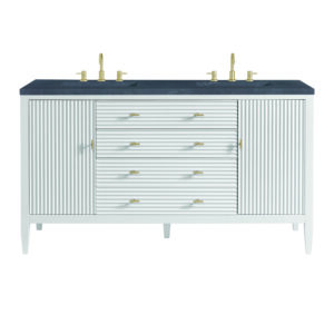 Myrrin 60" Double Vanity, Bright White
