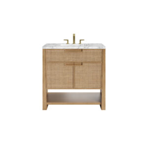 Solene 36" Single Vanity, Seaside Oak