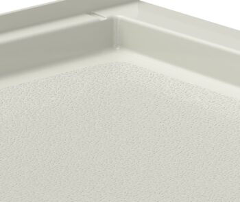 Swan 32 x 48 Swanstone Alcove Shower Pan with Center Drain in Bisque - Image 2