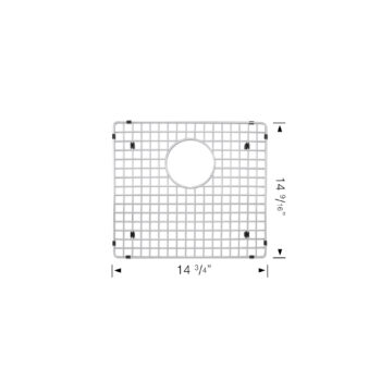 Blanco Stainless Steel Sink Grid for Quatrus 17" Sink - Image 3