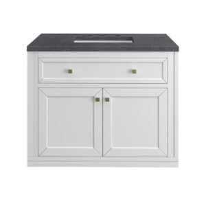 Chicago 36" Single Vanity, Glossy White