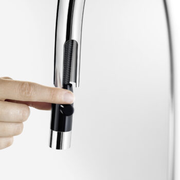 Blanco Urbena Pull-Down Dual-Spray Kitchen Faucet 1.5 GPM - Chrome/Anthracite - Image 7