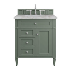 Brittany 30" Single Vanity, Smokey Celadon