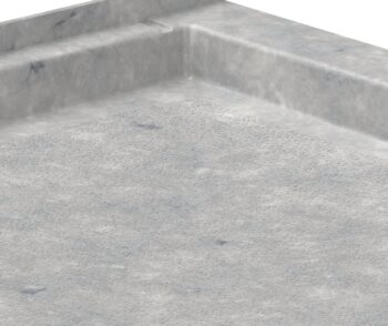 Swan 32 x 60 Swanstone Alcove Shower Pan with Left Hand Drain in Ice - Image 3