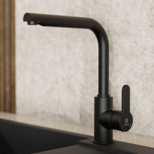 Wasserwerk Felis Straight Faucet Matte Black
