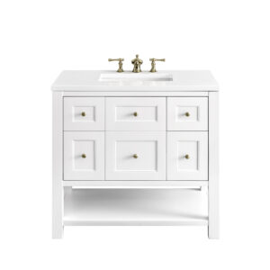 Breckenridge 36″ Single Vanity, Bright White