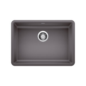 Blanco Precis SILGRANIT 25″ ADA Single Bowl Undermount Kitchen Sink – Cinder