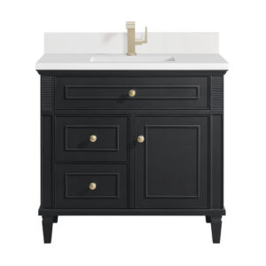 Lorelai 36" Single Vanity, Black Onyx