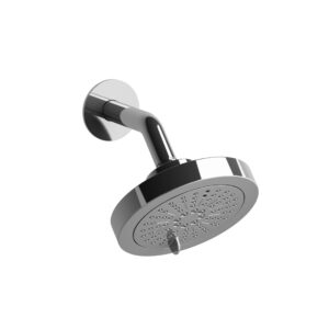 Riobel 6″ 6-Function Showerhead With Arm In Chrome
