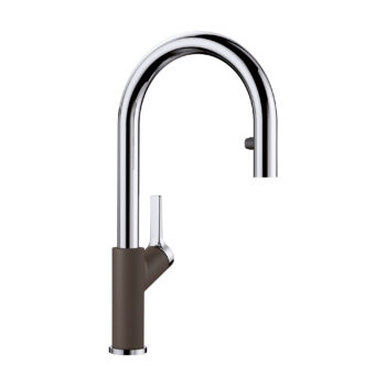 Blanco Urbena Pull-Down Dual-Spray Kitchen Faucet 1.5 GPM - Chrome/Café